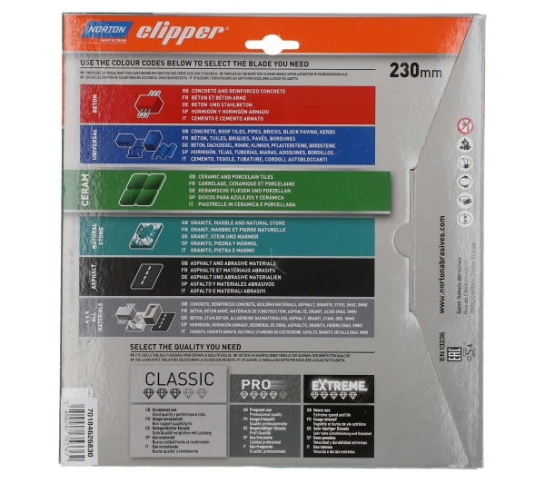Norton Clipper Classic Ceram 230mm