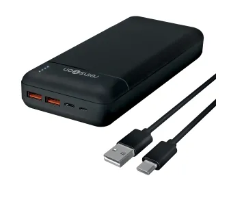 Powerbank Reinston EPB3CAA20 30000mAh PD 20W Czarny