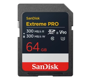 SANDISK Extreme PRO SDXC 64GB 300MB/S V90 - Kup na Raty - RRSO 0%