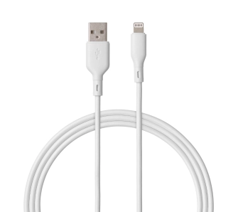 Kabel QUALO USB do Lightning 1,5m 2,4A Biały