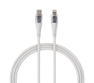 QUALO USB-C do Lightning 1,5m 2,4A Biały