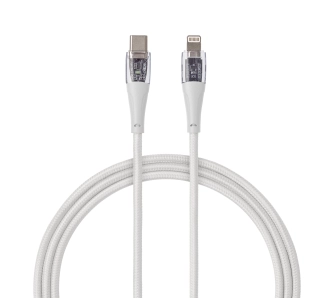 Kabel QUALO USB-C do Lightning 1,5m 2,4A Biały
