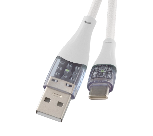 QUALO USB do USB-C 1,5m 3A Biały