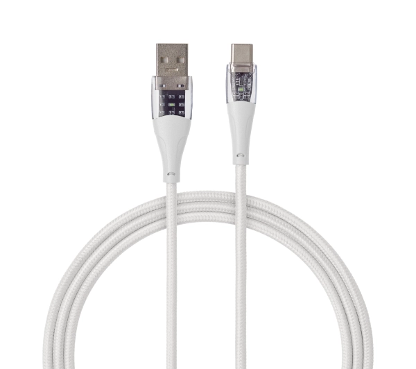 QUALO USB do USB-C 1,5m 3A Biały