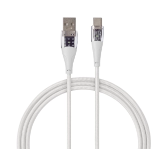 Kabel QUALO USB do USB-C 1,5m 3A Biały