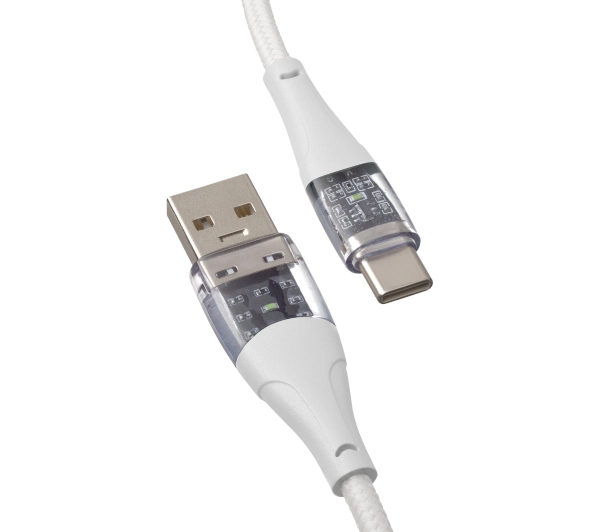 QUALO USB do USB-C 1,5m 3A Biały