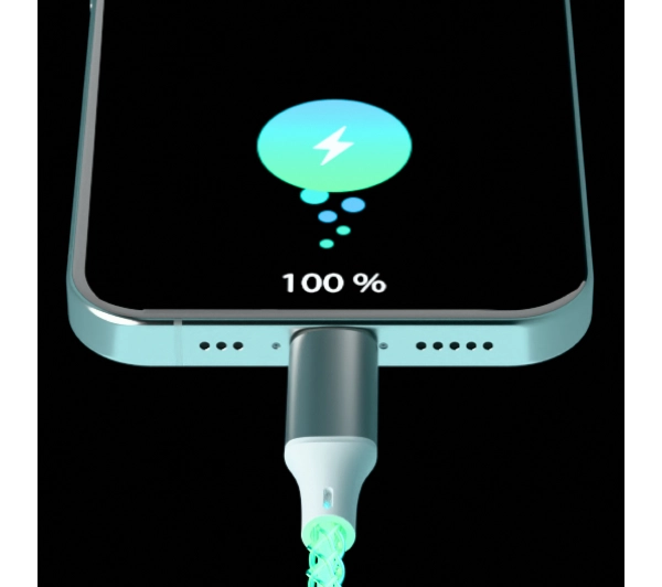 QUALO USB do USB-C 1m 3A Kolorowy