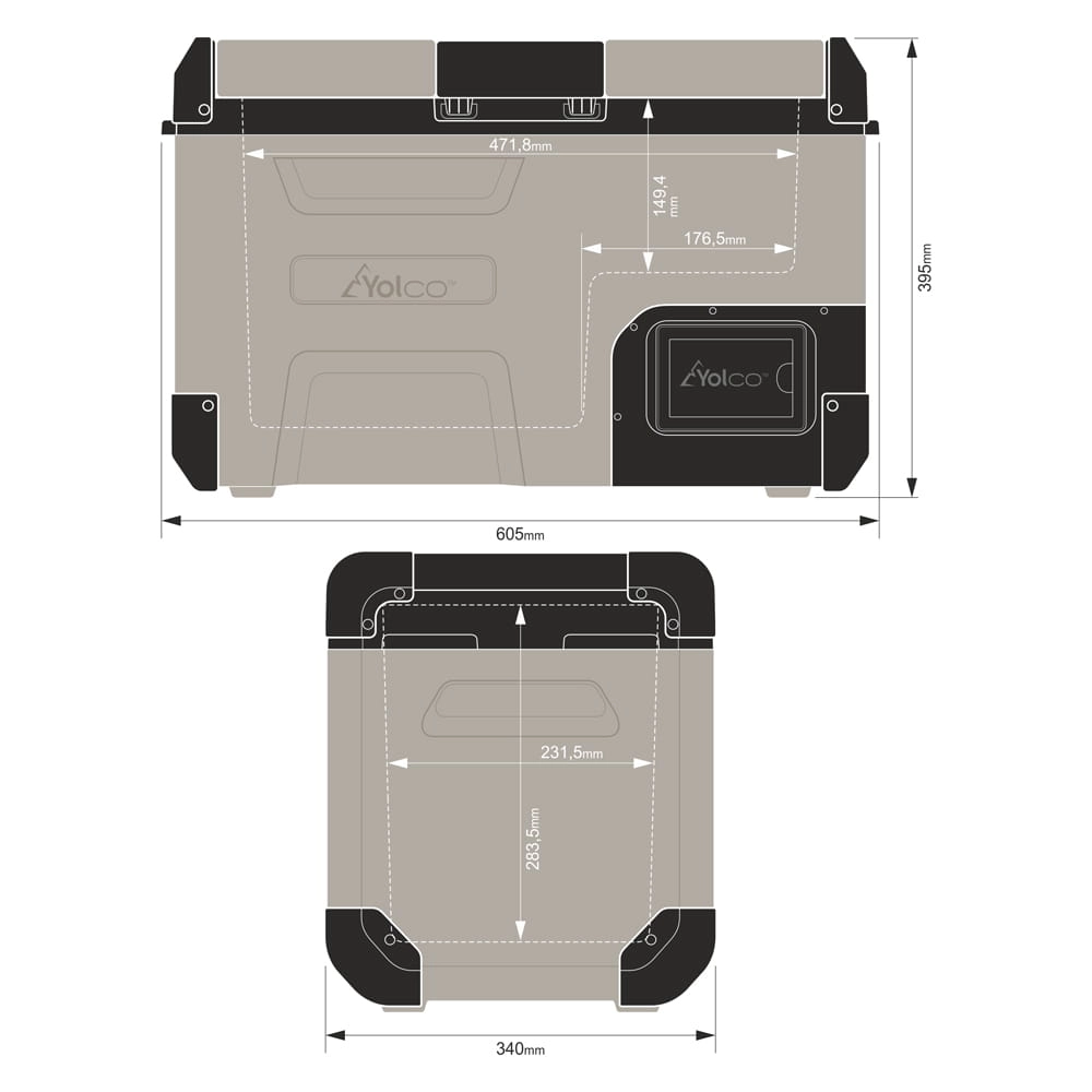 Lodówka Yolco FCX25 25l