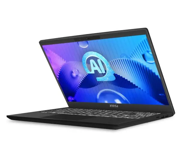 MSI Modern 15 H AI C1MOG-209PL 15,6" Ultra 7 155H 16GB RAM 512GB Dysk SSD Win11 Czarny Funkcje AI - Kup na Raty - RRSO 0%