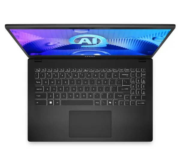 MSI Modern 15 H AI C1MOG-209PL 15,6" Ultra 7 155H 16GB RAM 512GB Dysk SSD Win11 Czarny Funkcje AI - Kup na Raty - RRSO 0%