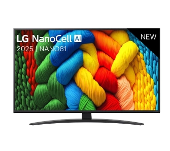 Telewizor LG 43NANO81A6A NanoCell AI 43" LED 4K webOS DVB-T2