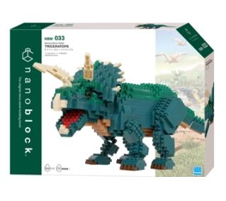 Kawada Nanoblock Deluxe - Triceratops