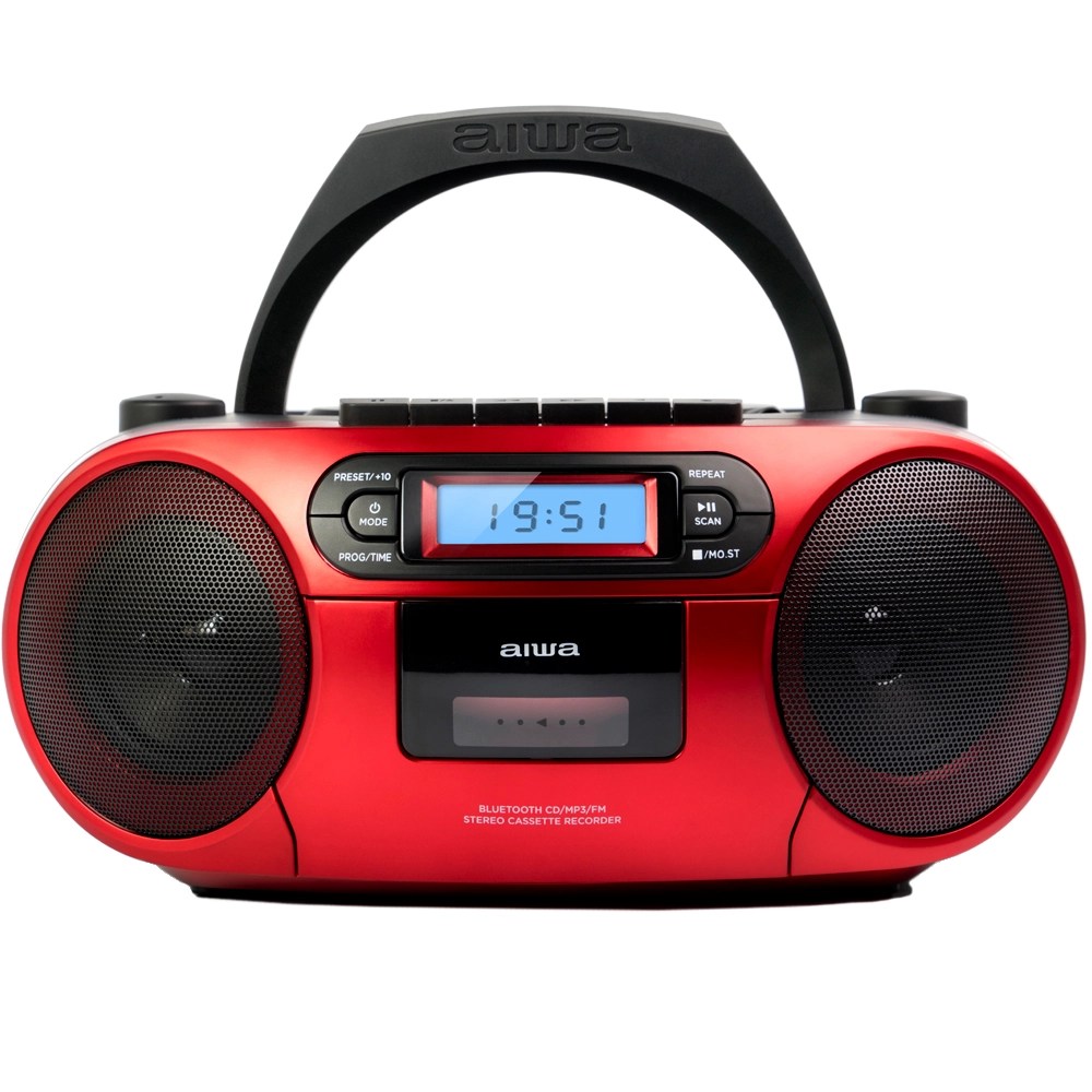 Radiomagnetofon Aiwa Boombox BBTC- 550RD Bluetooth Czerwony