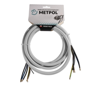 Metpol 5x2,5 dł. 3,0 m (H05VV-F 5G2,5 L-3000 art. 1351714/2039)