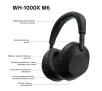 Słuchawki bezprzewodowe Sony WH-1000XM6 ANC Nauszne Bluetooth 5.3 Czarny
