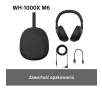 Słuchawki bezprzewodowe Sony WH-1000XM6 ANC Nauszne Bluetooth 5.3 Czarny