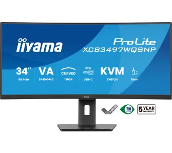 Monitor iiyama ProLite XCB3497WQSNP-B1 34" 3K VA 120Hz 0,4ms Zakrzywiony