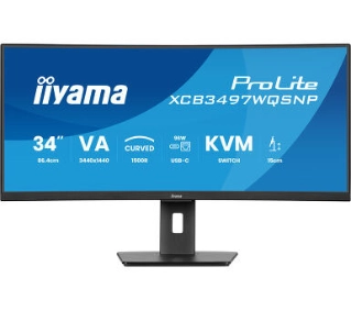 iiyama ProLite XCB3497WQSNP-B1 34" 3K VA 120Hz 0,4ms Zakrzywiony - Kup na Raty - RRSO 0%
