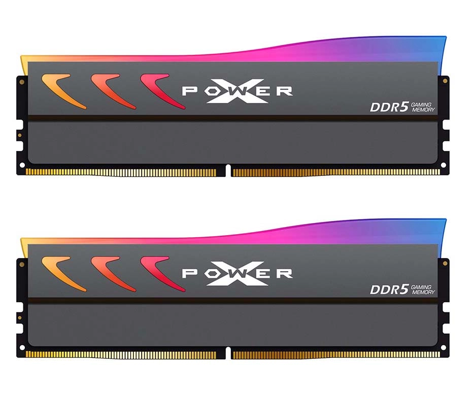 Pamięć RAM Silicon Power XPOWER Storm RGB DDR5 32GB (2 x 16GB) 6000 CL36 Szary