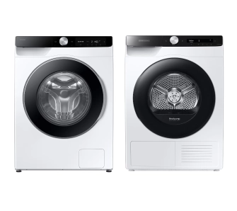 Zestaw Samsung pralka WW90DG6U25LKU4 9kg 1400obr/min + suszarka DV90T5240AE Optimal Dry AI Control 60cm 9kg