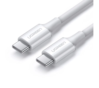 Kabel UGREEN US300 USB-C do USB-C 1m Biały