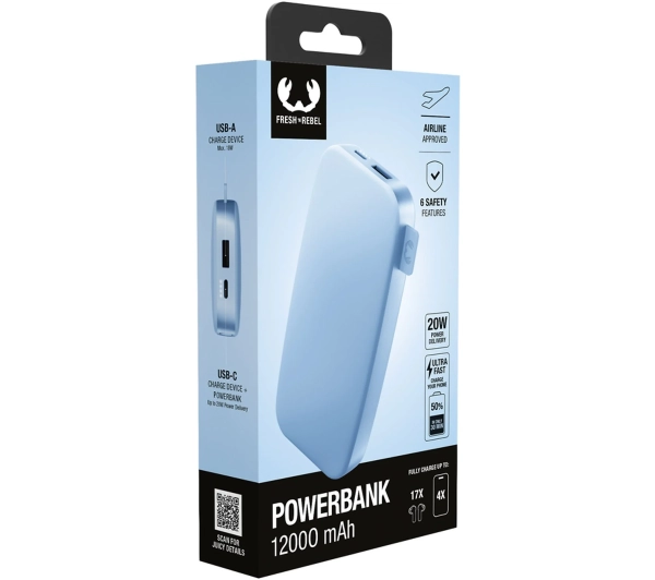 Fresh 'n Rebel 2PB12100VB 12000mAh 20W Vivid Blue