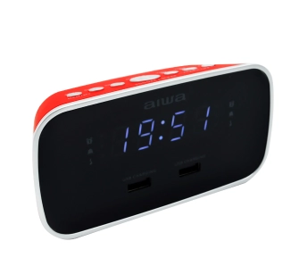 Radiobudzik Aiwa CRU-19RD Czerwony