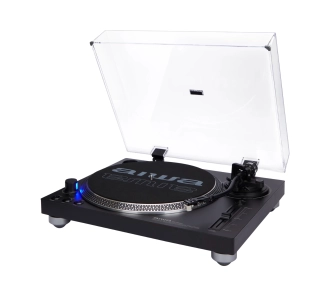 Gramofon Aiwa APX-1200BT/BK Manualny Napęd paskowy Przedwzmacniacz Bluetooth Czarny