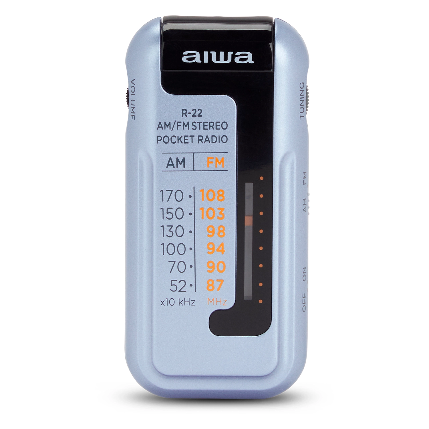 Radioodbiornik Aiwa R-22SL Radio FM Srebrny