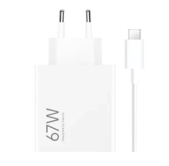 Ładowarka sieciowa Xiaomi USB Hypercharge Combo 67W Biały