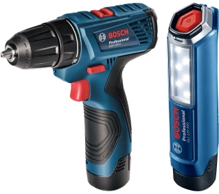 Bosch Professional GSR 120-LI + GLI 12V-300 0 601 9G8 004 - Kup na Raty - RRSO 0%
