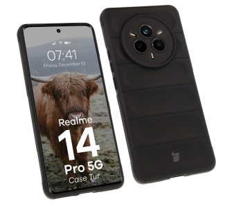 Etui Bizon Tur do Realme 14 Pro 5G Czarny