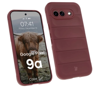 Bizon Tur do Google Pixel 9a Burgundowy