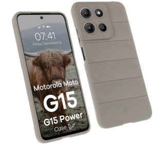 Bizon Tur do Motorola Moto G15/G15 Power Jasnoszary