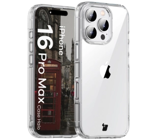 Bizon Halo do iPhone 16 Pro Max Przezroczysty
