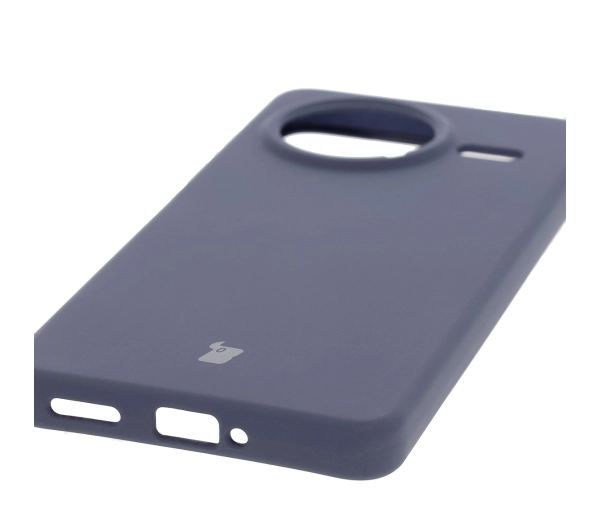 Bizon Silikonowe Soft do Xiaomi Poco F7 Pro Granatowy