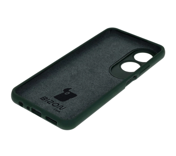 Bizon Silikonowe Soft do Oppo A60 4G Ciemnozielony