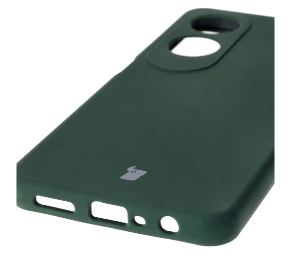 Bizon Silikonowe Soft do Oppo A60 4G Ciemnozielony