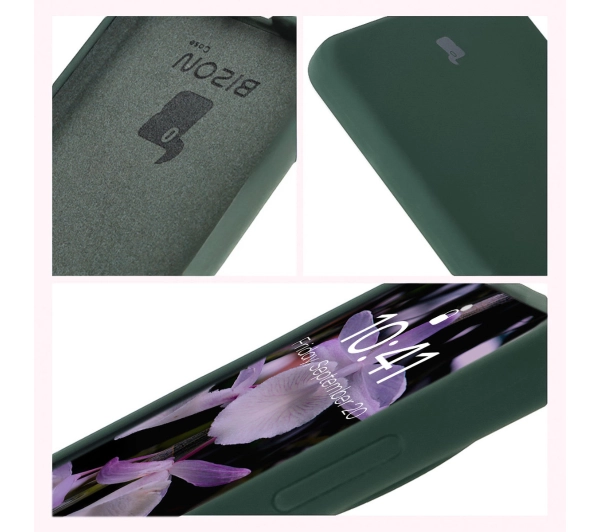 Bizon Silikonowe Soft do OnePlus 13R Ciemnozielony