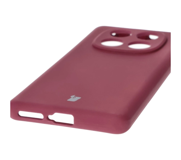 Bizon Silikonowe Soft do Xiaomi Redmi Note 14 Pro 4G Śliwkowy