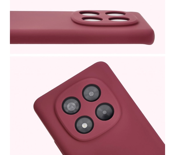 Bizon Silikonowe Soft do Xiaomi Redmi Note 14 Pro 4G Śliwkowy