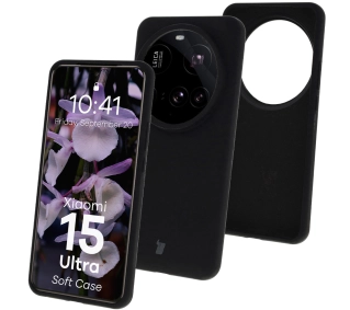 Bizon Silikonowe Soft do Xiaomi 15 Ultra Czarny