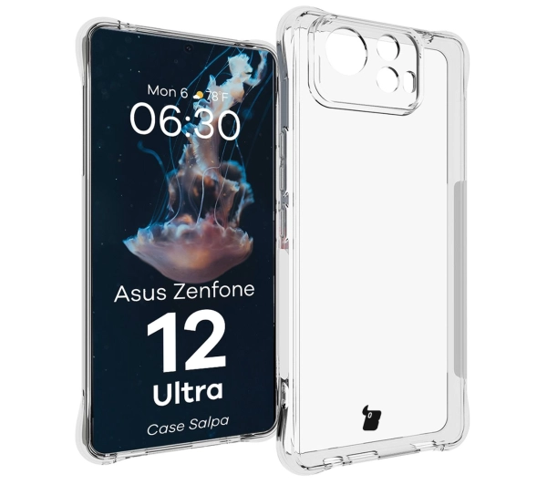 Bizon Salpa do Asus Zenfone 12 Ultra Przezroczysty