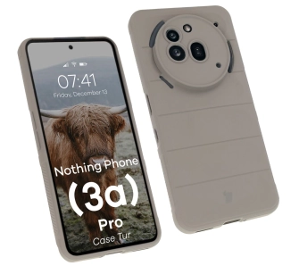 Etui Bizon Tur do Nothing Phone 3a Pro Jasnoszary