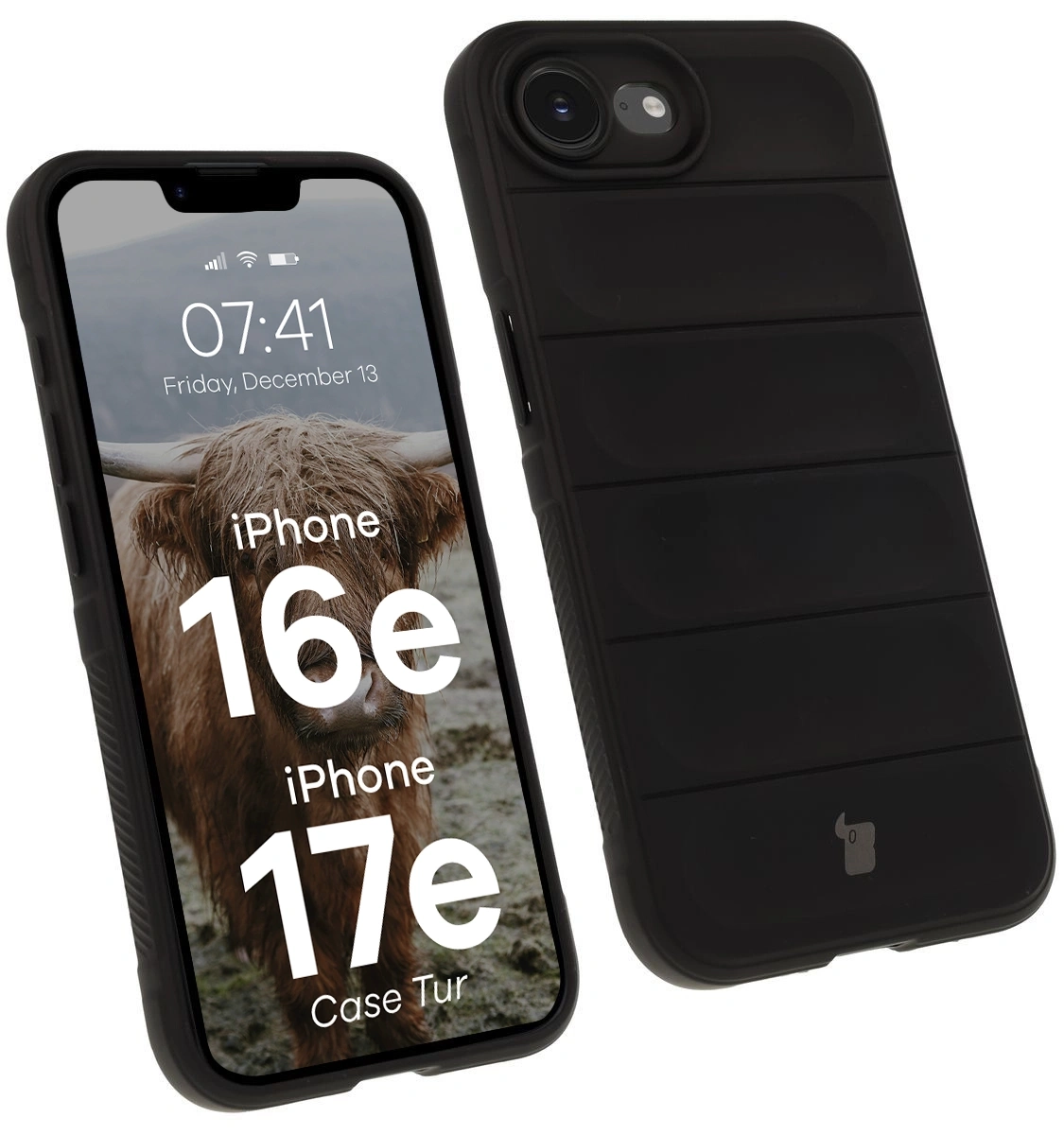 Etui Bizon Tur do iPhone 16e/17e Czarny