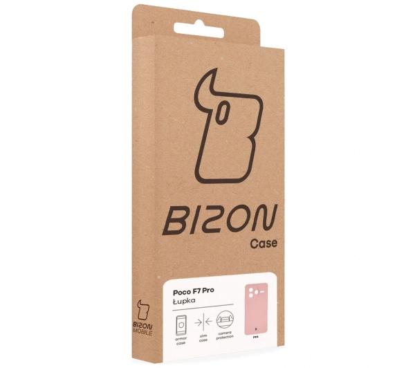 Bizon Łupka do Xiaomi Poco F7 Pro Różowy