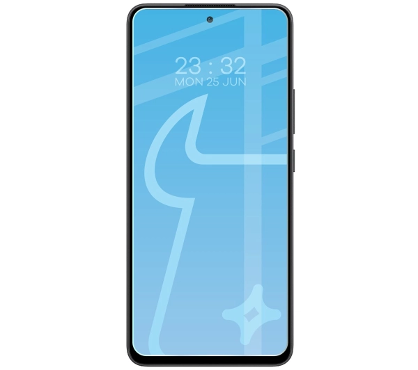 Bizon elastyczne etui Salpa + 2x szkło hartowane Clear Pack do Oppo Reno13 F