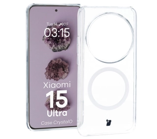 Bizon CrystalO z MagSafe do Xiaomi 15 Ultra Przezroczysty