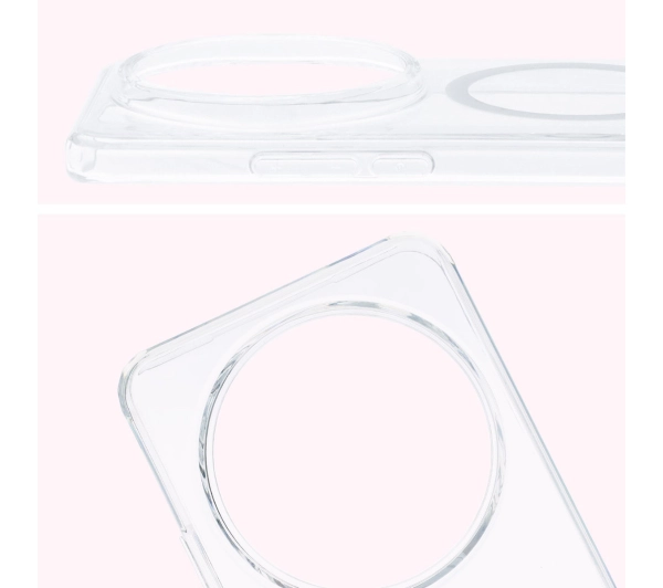 Bizon CrystalO z MagSafe do Xiaomi 15 Ultra Przezroczysty