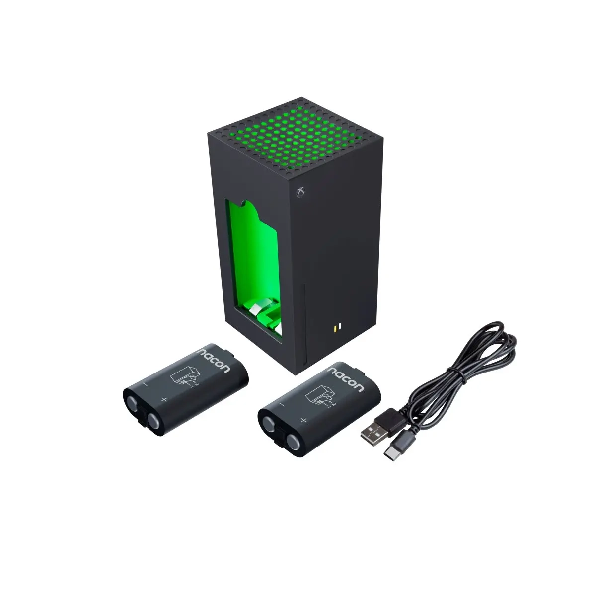 Konsola Xbox Series S 512GB + Dodatkowy Pad Astral Purple + Ładowarka Nacon XSX Battery Box